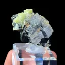 Natural Purple Fluorite and Wolframite Coexist comes from Yaogangxian,Hunan 40*30*35MM - image 6