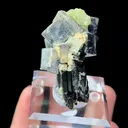 Natural Purple Fluorite and Wolframite Coexist comes from Yaogangxian,Hunan 40*30*35MM - image 4