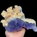 Natural Purple Fluorite and Yellow Calcite, Mineral Specimen:Guizhou,China (170*130*100MM) - image 4