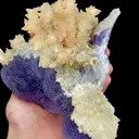 Natural Purple Fluorite and Yellow Calcite, Mineral Specimen:Guizhou,China (170*130*100MM) - image 3