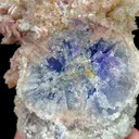 Natural Purple Fluorite and Yellow Calcite, Mineral Specimen:Guizhou,China (75*140*70MM) - image 4
