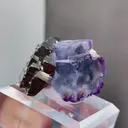 Natural Purple Fluorite coexists with Arsenopyrite comes from Yaogangxian,Hunan 40*30*20MM - image 3