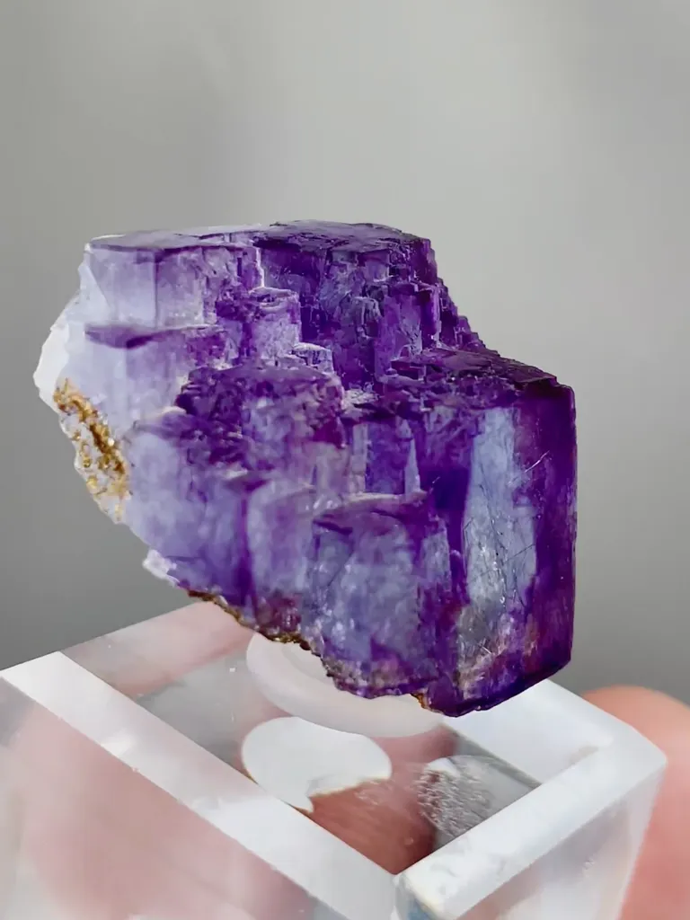 Natural Purple Fluorite coexists with Jamstenite comes from Yaogangxian,Hunan 30*25*20MM - image 4