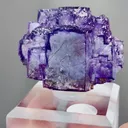 Natural Purple Fluorite coexists with Jamstenite comes from Yaogangxian,Hunan 30*25*20MM - image 2