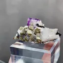 Natural Purple Fluorite coexists with Mica and Quartz comes from Yaogangxian,Hunan 55*40*25MM - image 4