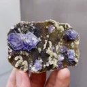 Natural Purple Fluorite coexists with Mica comes from Yaogangxian,Hunan 66*23*47MM - image 3
