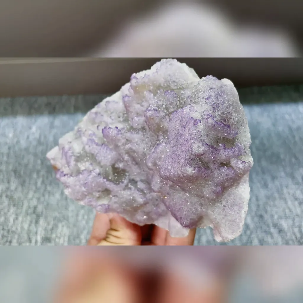 Natural Purple Fluorite comes from Henan,China 140*90*35MM - image 3