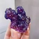 Natural  Purple Fluorite comes from Henan,China 70*55*35MM - image 3