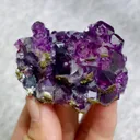 Natural Purple Fluorite comes from Inner Mongolia,China 60*40*30MM - image 1