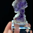 Natural Purple Fluorite comes from Shangbao,Hunan 30*20*50 MM - image 3