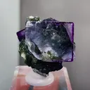 Natural Purple Fluorite comes from Yaogangxian,Hunan 25*20*20MM - image 1