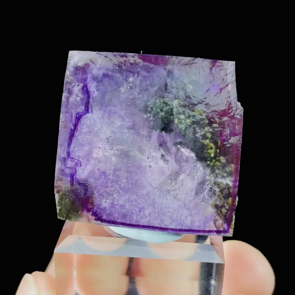 Natural Purple Fluorite comes from Yaogangxian,Hunan 30*30*25MM - image 2
