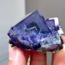 Natural Purple Fluorite comes from Yaogangxian,Hunan 40*30*30MM - image 4