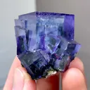 Natural Purple Fluorite comes from Yaogangxian,Hunan 40*30*30MM - image 3