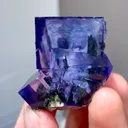 Natural Purple Fluorite comes from Yaogangxian,Hunan 40*30*30MM - image 2