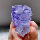 Natural Purple Fluorite comes from Yaogangxian,Hunan 50*35*25MM - image 1