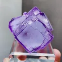 Natural Purple Fluorite comes from Yaogangxian,Hunan 50*40*40MM - image 1