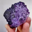 Natural Purple Fluorite comes from Yaogangxian,Hunan 50*60*40MM - image 2