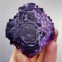Natural Purple Fluorite comes from Yaogangxian,Hunan 50*60*40MM - image 5