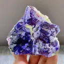 Natural Purple Fluorite comes from Yindu,Inner Mongolia 65*60*30MM - image 1