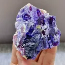 Natural Purple Fluorite comes from Yindu,Inner Mongolia 65*60*30MM - image 3