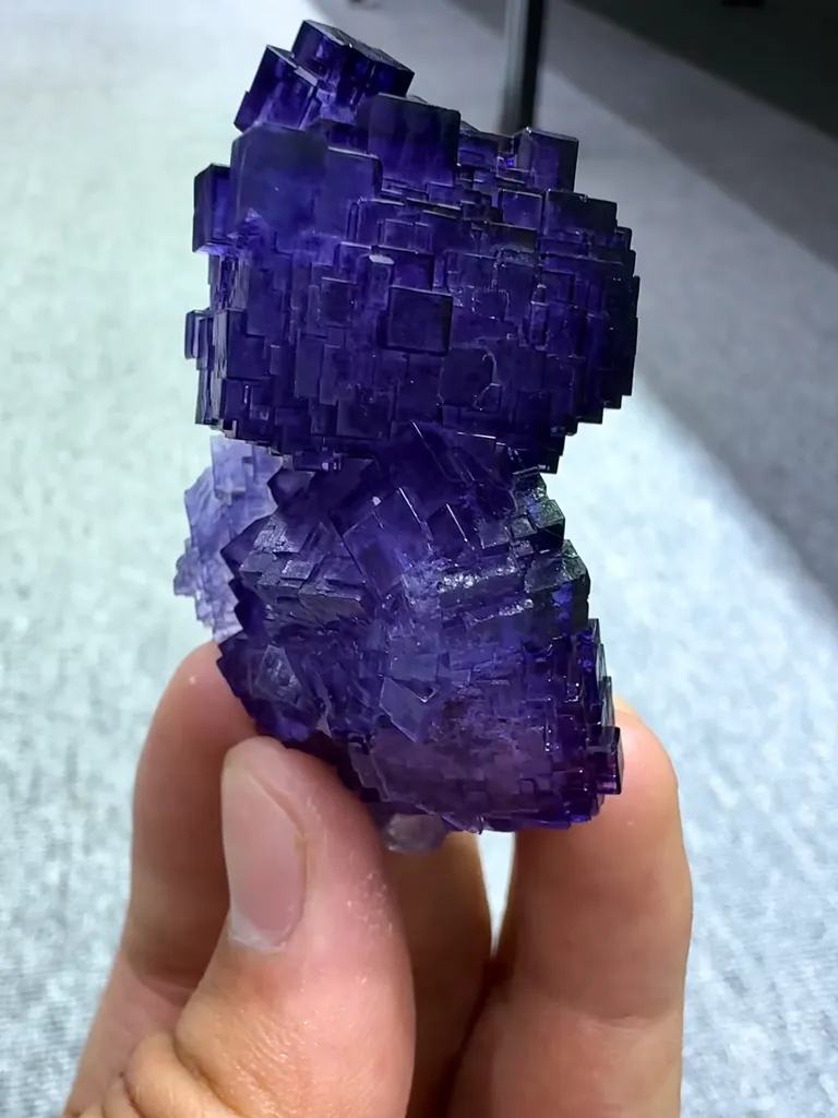 Natural Purple Fluorite comes from Zhejiang, 60*25*30 MM - image 4