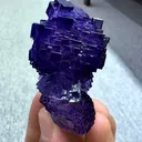 Natural Purple Fluorite comes from Zhejiang, 60*25*30 MM - image 3