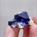Natural Purple Fluorite & Mica, Mineral Specimen: Inner Mongolia,China (35*30*20mm) - image 3
