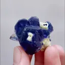Natural Purple Fluorite & Mica, Mineral Specimen: Inner Mongolia,China (35*30*20mm) - image 2