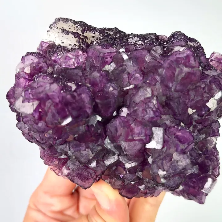 Natural Purple Fluorite, Mineral Specimen: Anhui,China (120*85*55MM) - image 3