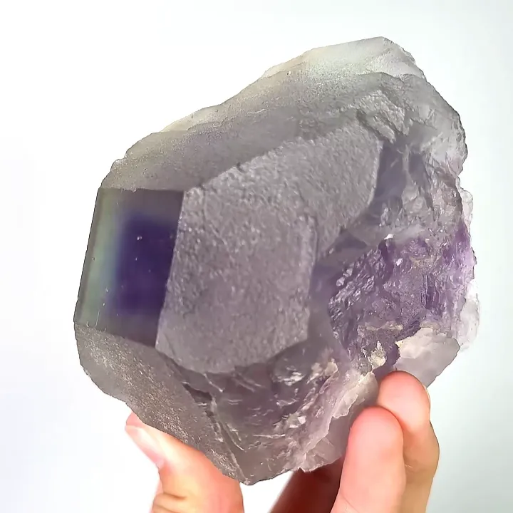 Natural Purple Fluorite, Mineral Specimen: Fujian,Hunan (100*85*85MM) - image 2