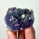 Natural Purple Fluorite, Mineral Specimen: Inner Mongolia,China (50*40*30MM) - image 4