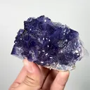 Natural Purple Fluorite, Mineral Specimen: Inner Mongolia,China (90*55*40MM) - image 3