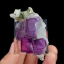 Natural Purple Fluorite, Mineral Specimen: Yaogangxian,Hunan (50*30*25MM) - image 4