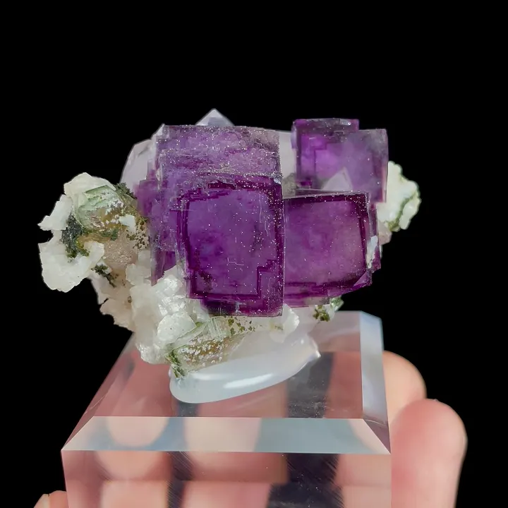 Natural Purple Fluorite, Mineral Specimen: Yaogangxian,Hunan (50*30*25MM) - image 5