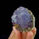 Natural Purple Fluorite, Mineral Specimen: Yaogangxian,Hunan (70*50*30MM) - image 4