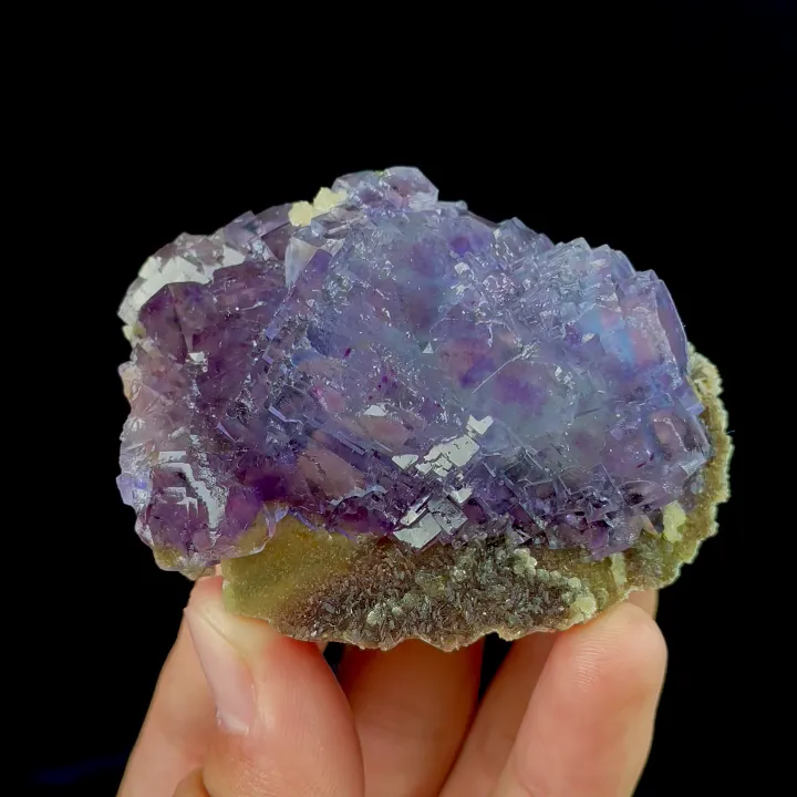 Natural Purple Fluorite, Mineral Specimen: Yaogangxian,Hunan (70*50*30MM) - image 7