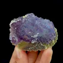 Natural Purple Fluorite, Mineral Specimen: Yaogangxian,Hunan (70*50*30MM) - image 7