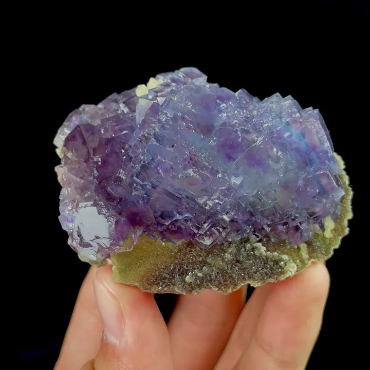 Natural Purple Fluorite, Mineral Specimen: Yaogangxian,Hunan (70*50*30MM) - image 3