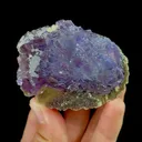 Natural Purple Fluorite, Mineral Specimen: Yaogangxian,Hunan (70*50*30MM) - image 6