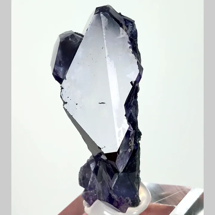 Natural Purple Fluorite, Mineral Specimen: Yindu,Inner Mongolia (30*60*20MM) - image 2