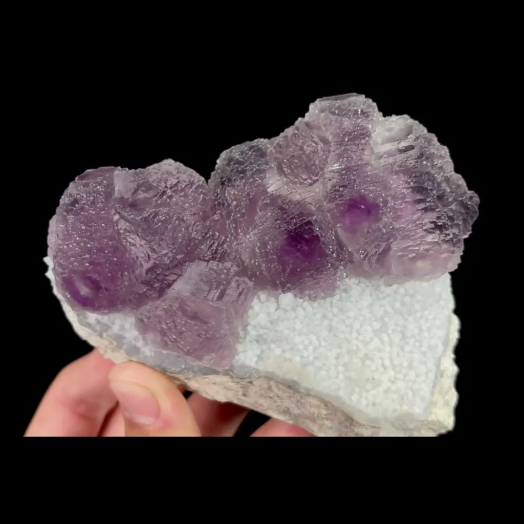 Natural Purple Fluorite, Mineral Specimen:Fujian,China (115*85*40MM) - image 5