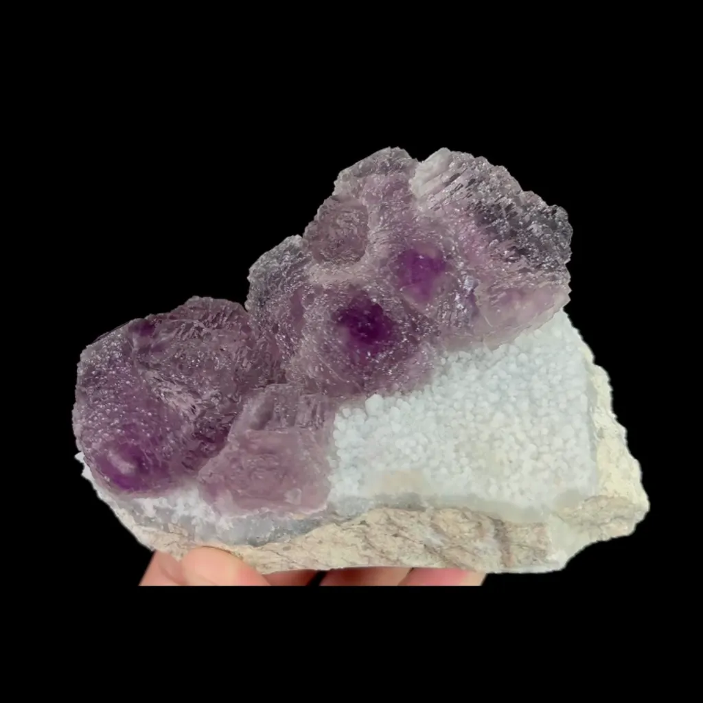 Natural Purple Fluorite, Mineral Specimen:Fujian,China (115*85*40MM) - image 2