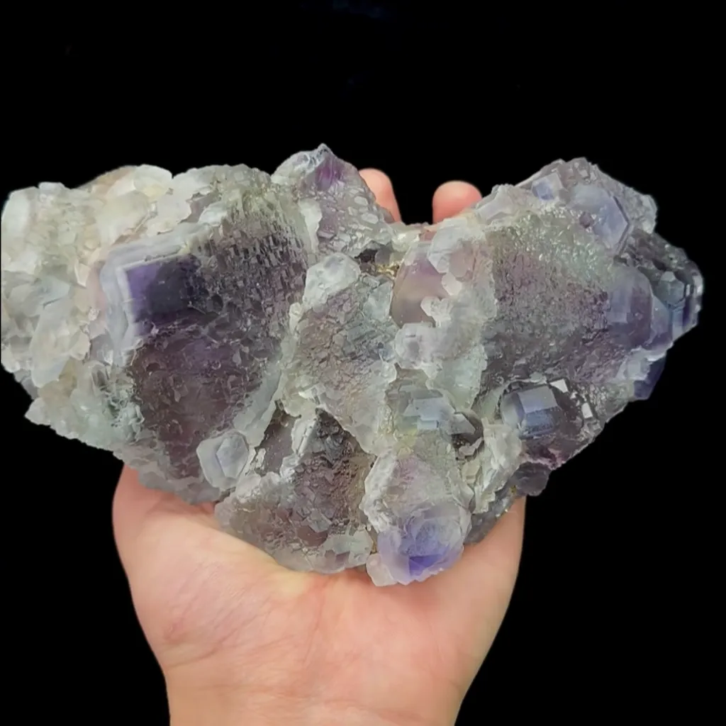 Natural Purple Fluorite, Mineral Specimen:Fujian,China (180*105*75MM) - image 3