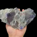 Natural Purple Fluorite, Mineral Specimen:Fujian,China (180*105*75MM) - image 3