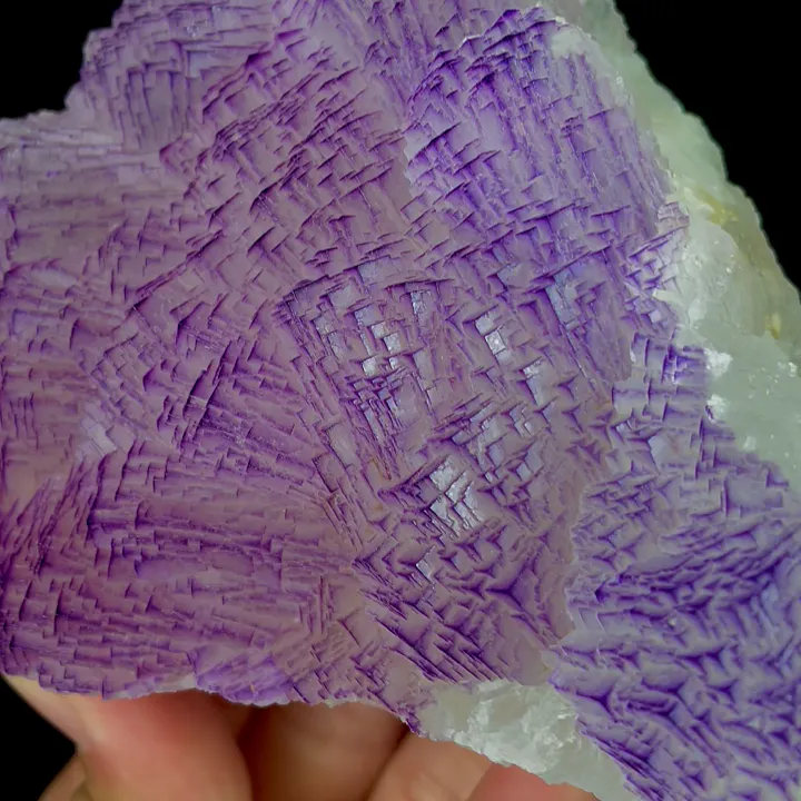 Natural Purple Fluorite, Mineral Specimen:Guizhou,China (125*95*55MM) - image 3