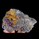 Natural Purple Fluorite, Mineral Specimen:Henan,China (165*95*75MM) - image 8