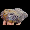Natural Purple Fluorite, Mineral Specimen:Henan,China (165*95*75MM) - image 4