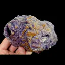 Natural Purple Fluorite, Mineral Specimen:Henan,China (165*95*75MM) - image 5