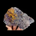 Natural Purple Fluorite, Mineral Specimen:Henan,China (165*95*75MM) - image 9